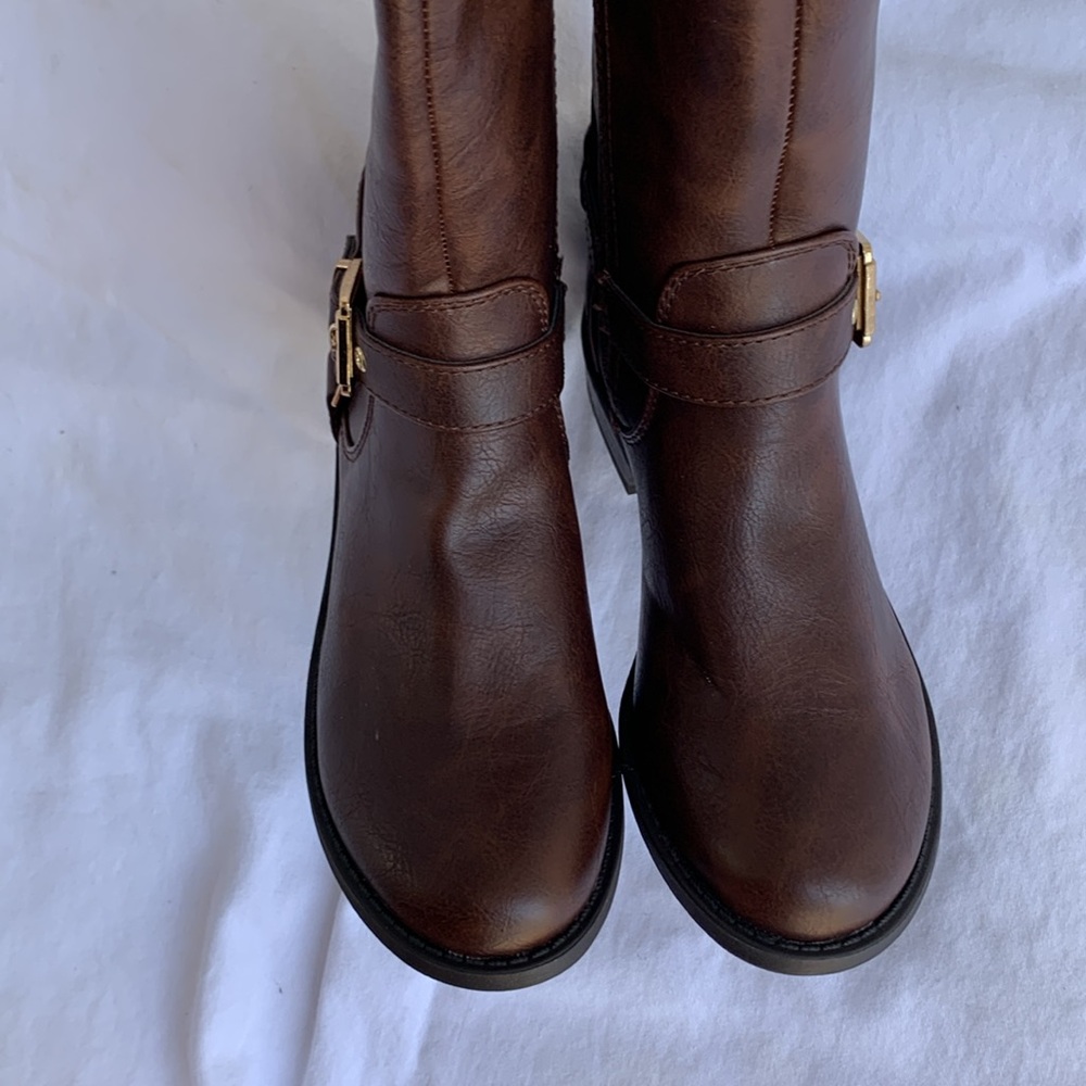 G by Guess women’s dark brown riding tall boots - NWOT - wide calf size 5M - Picture 14 of 17